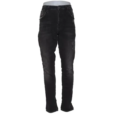 Jeans (Grå) fra Gianni Lupo Bomuld, Elastan