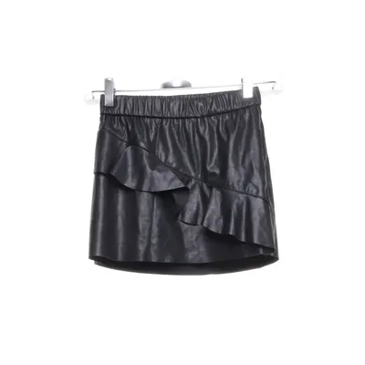 Leren rok (Zwart) van Mywear Young Polyester, Polyurethaan