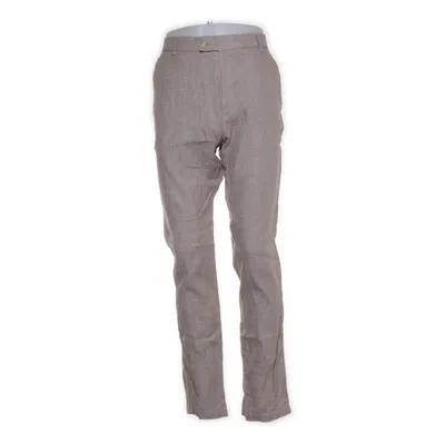 Pantalon (Beige) de John Henric Coton, Élasthane, Lin, Polyester