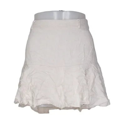 Skort (Beige) from Stradivarius Linen, Viscose