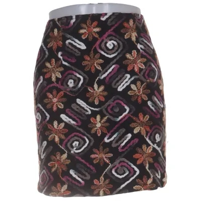 Skirt (Black, Multicolored) from Lovie&Co Polyester