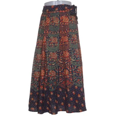 Wrap skirt (Blue, Orange, Green, Yellow, Brown, Multicolored)