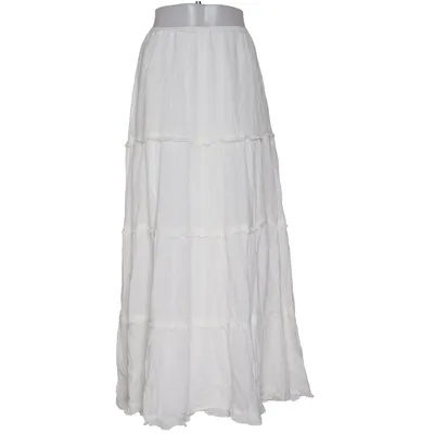 Maxirock (Weiß) von Amisu Polyester, Viskose