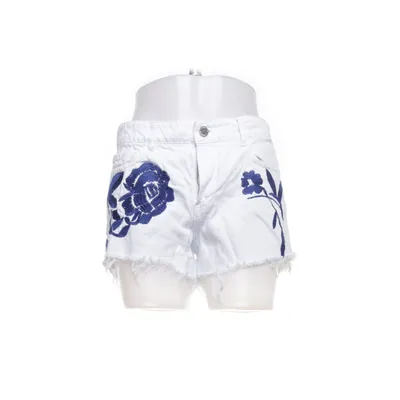 Denim shorts (Wit, Blauw) van Mango Denim Katoen
