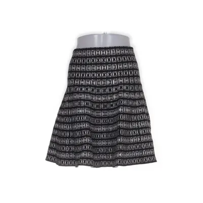 Jupe (Noir, Blanc) de Cynthia Rowley Coton, Polyamide