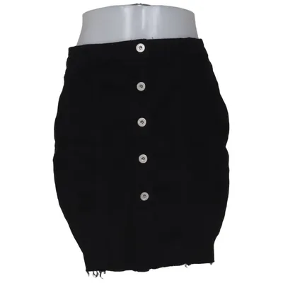 Denim skirt (Black) from Denim Stories Cotton, Elastane, Polyester