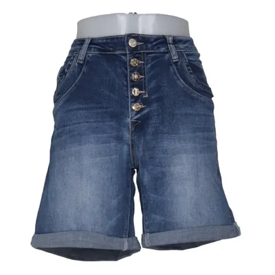 Denim shorts (Blauw) van Place du Jour Katoen, Elastaan