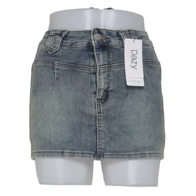 Jeanskjol (Blå) från Dazy Bomull, Elastan, Polyester, Viskos