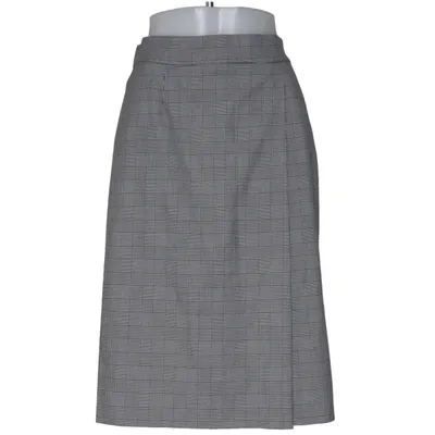 Rok (Grijs, Zwart) van Uniqlo Elastaan, Polyester, Viscose