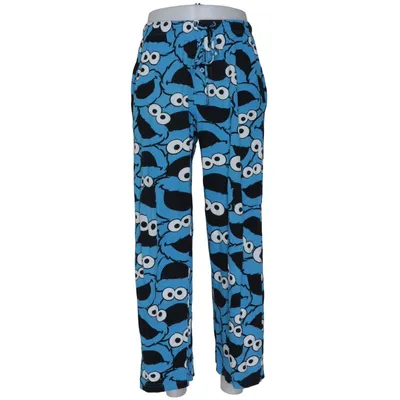 Pyjamasbyxor (Blå, Svart, Vit) från Sesame Street Bomull