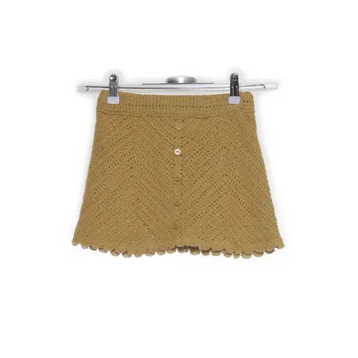 Jupe (Jaune) de Zara Coton, Polyester