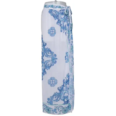 Beach skirt (White, Blue, Green) Elastane, Polyester