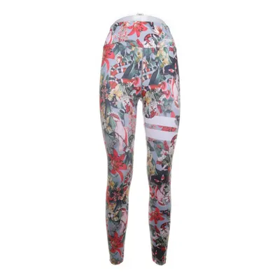 Sportleggings (Grijs, Meerkleurig) van Stronger Elastaan, Polyester