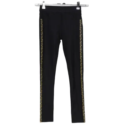 Leggings (Zwart, Goud) van Idexe Katoen, Elastaan, Polyester