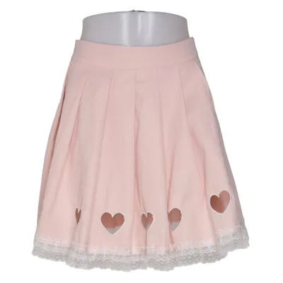 Skirt (Pink) from Romwe Polyester