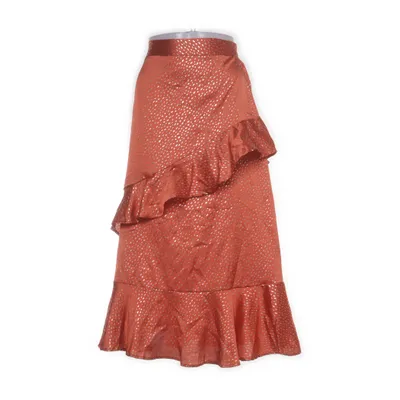 Maxi nederdel (Orange, Flerfarvet) fra Jubylee Polyester