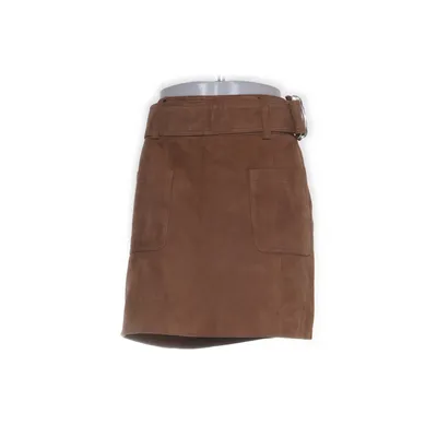 Läderkjol (Brun) från Sézane Skinn, Viskos