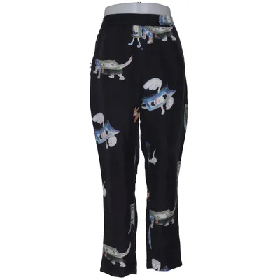 Broek (Zwart, Meerkleurig) van Soulland Zijde