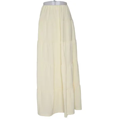 Långkjol (Gul) från Bubbleroom Elastan, Återvunnen polyester