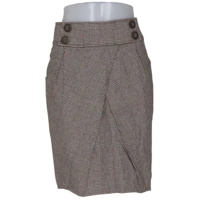 Jupe (Marron) de Adolfo Dominguez Coton, Polyester