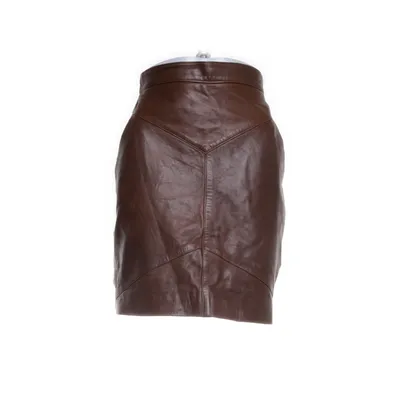Leren rok (Bruin) Leer
