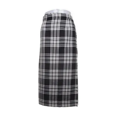 Maxi skirt (Black, White) from James Pringle Weavers Polyester, Leather