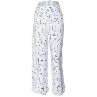 Jeans (White, Black) from Shekou Cotton