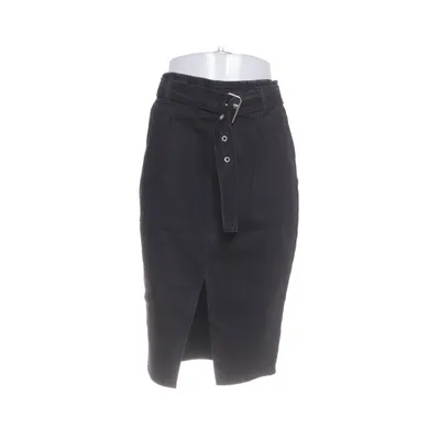 Denim skirt (Black) from Dilvin Premium Quality
