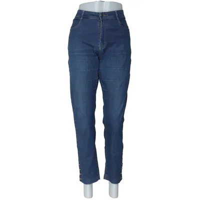 Jeans (Blå) från Yl Bomull, Elastan