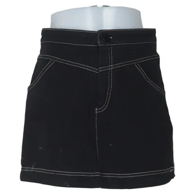 Jupe en jean (Noir) de Zara Coton, Élasthane