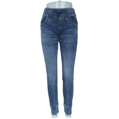 Spijkerbroek (MILA BLUE DENIM JOGGING) van C.O.J Katoen, Elastaan