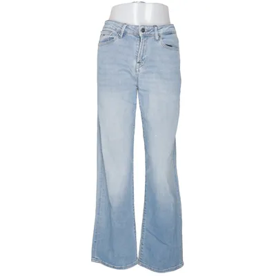 Jean (Bardot Wide) de Denham Coton, Élasthane, Cuir, Polyester