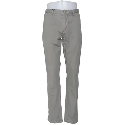 Chinos (Grijs) van Bowery Katoen, Elastaan