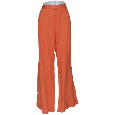 Pantalon patte d'éléphant (Orange) de BPC Bonprix Collection Lin, Viscose