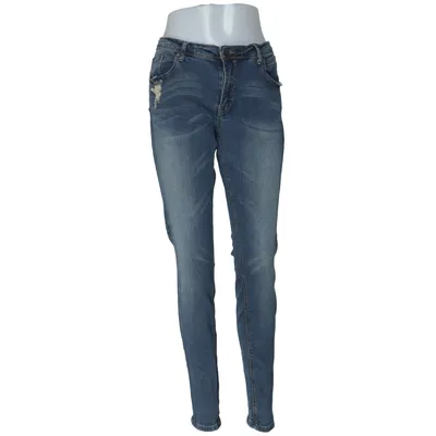 Jeans (Blue) from TrulyMine Cotton, Elastane