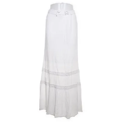 Långkjol (Vit) från Blue Motion Polyester, Viskos