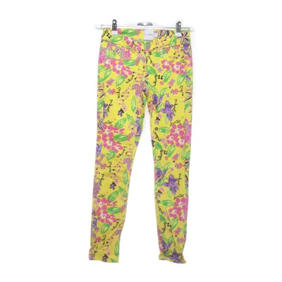 Byxor (Gul, Flerfärgad) från ASOS Petite Bomull, Elastan