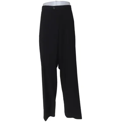 Jakkesætsbukser (Sort) fra Cavaliere Elastan, Viscose, Uld