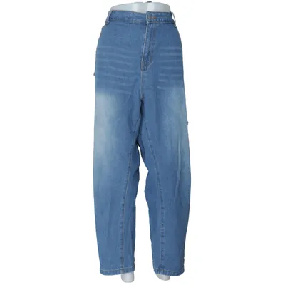 Jeans (Blå) från Shein Curve Bomull, Polyester