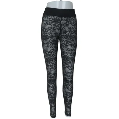 Leggings (Svart) från Monki Elastan, Polyamid