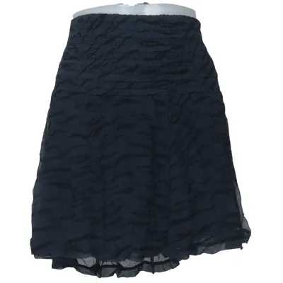 Jupe (Bleu, Noir) de Ganni Viscose