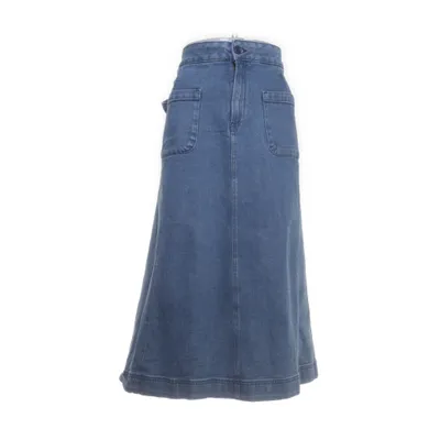 Denim skirt (Blue) from Seasalt Cornwall Elastane, Organic cotton
