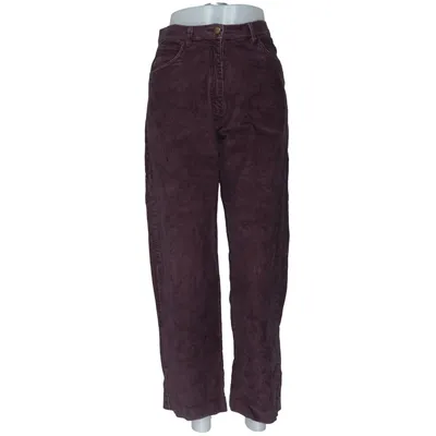 Corduroy broek (Lila) van Salsa Katoen, Elastaan