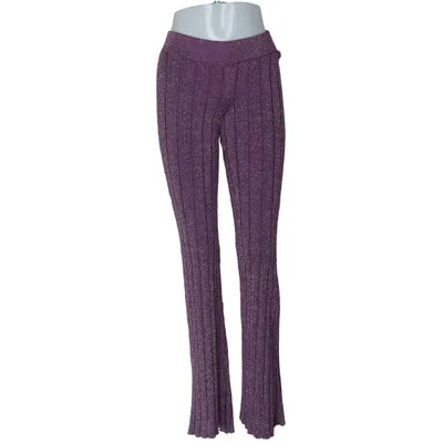 Palazzohose (Lila, Gold) von Mango