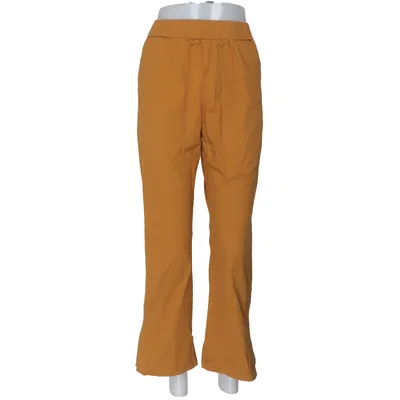 Pants (Brown) from Samansa Mos2 Cotton, Polyurethane