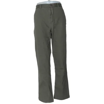Chinos (Green) from Roots Elastane, Organic cotton