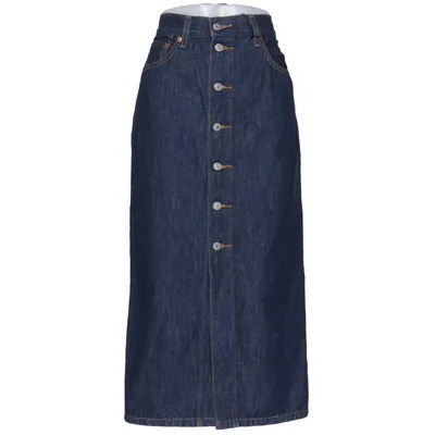 Jupe en jean (Button Front Midi Skirt) de Levi's Premium Coton