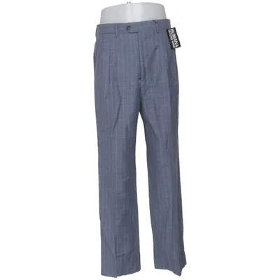 Pantalon de costume (Bleu) de Kashmir House Lin, Mohair, Viscose, Laine