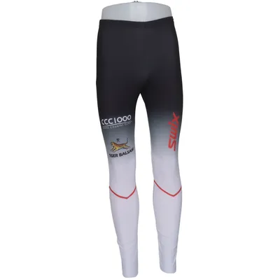 Träningstights (Svart, Vit, Röd) från Swix Elastan, Polyester