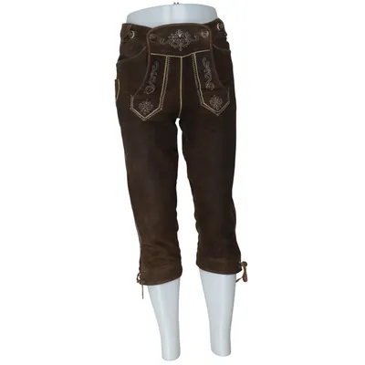 Pantalon en cuir traditionnel (Marron) de Wichtlstube Cuir
